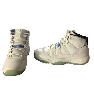 Nike Air Jordan 11 Retro GS White Legend Blue Black 378038-117 Youth Size 6.5Y